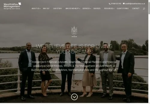 Website Image of Wealth and Tax Management Limited