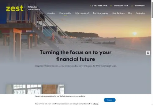 Website Image of Zest Financial Consultants Limited