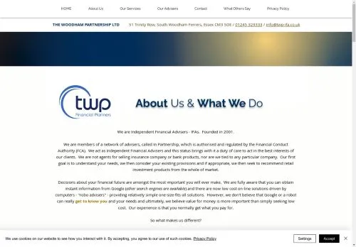 Website Image of The Woodham Partnership Limited