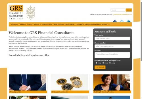 Website Image of GRS Financial Consultants Limited