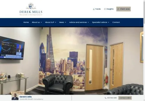 Website Image of Derek Mills Wealth Consultancy Limited