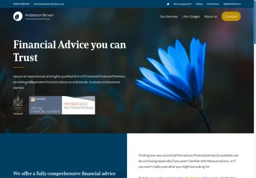 Website Image of Anderson Brown (whitby) LTD