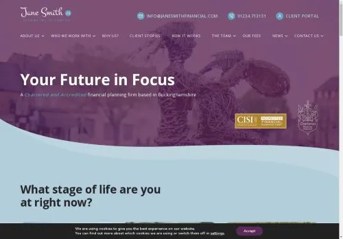 Website Image of Jane Smith Financial Planning Limited