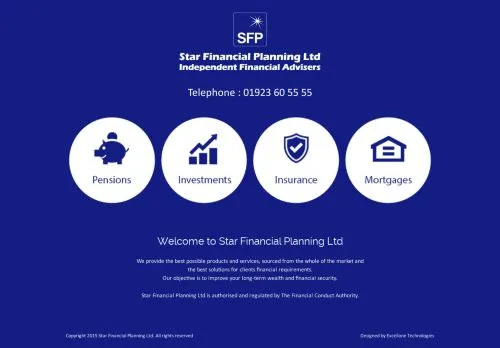 Website Image of Star Financial Planning Limited