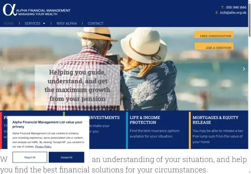 Website Image of Alpha Financial Management Limited