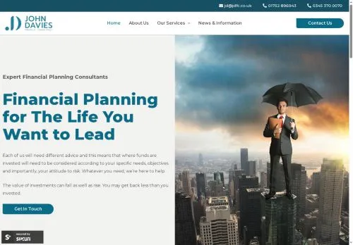 Website Image of John Davies Financial Consultancy