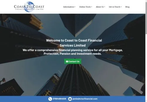 Website Image of Coast To Coast Financial Services Limited