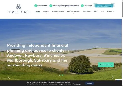 Website Image of Templegate Financial Planning LTD