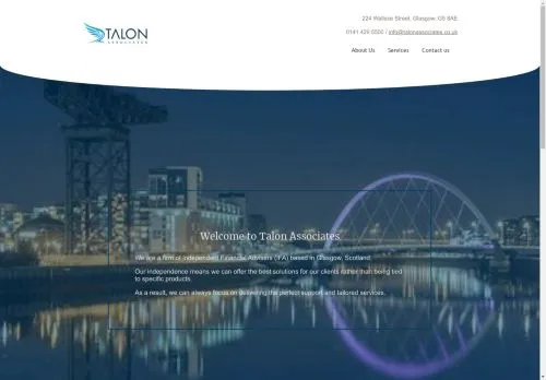 Website Image of Talon Associates Limited