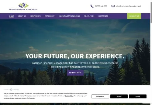 Website Image of Bateman Financial Management Limited