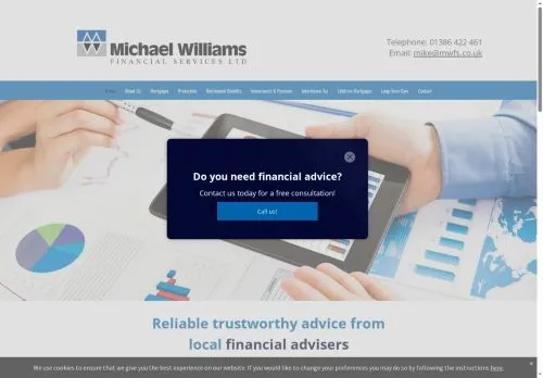 Website Image of Michael Williams Financial Services LTD