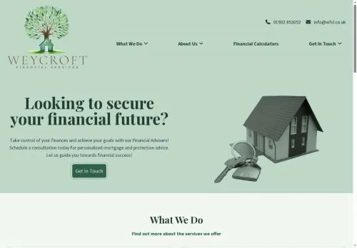 Website Image of Weycroft Financial Services Limited