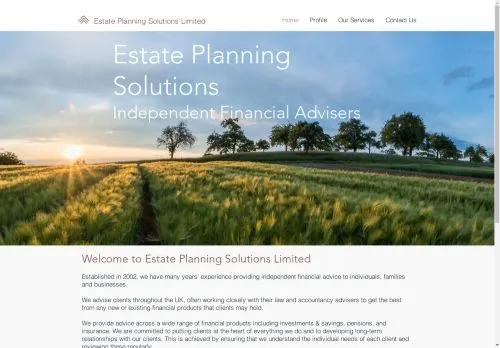 Website Image of ESTATE PLANNING SOLUTIONS LIMITED