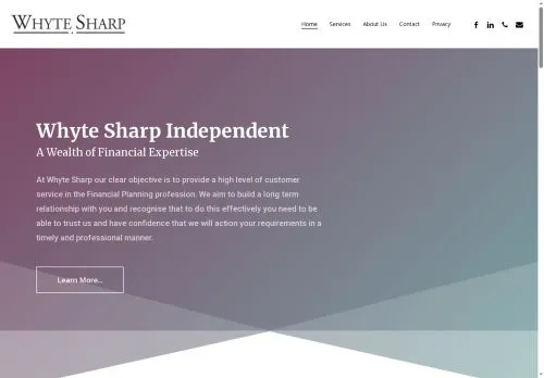 Website Image of Whyte Sharp Independent LLP