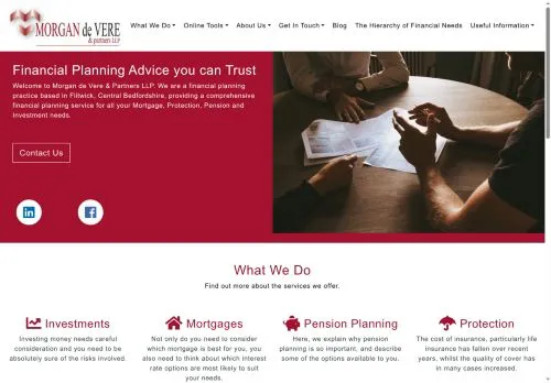 Website Image of Morgan De Vere & Partners LLP
