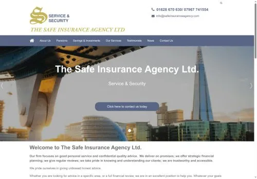 Website Image of The Safe Insurance Agency Limited