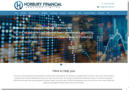 Website Image of Horbury Financial Services Limited
