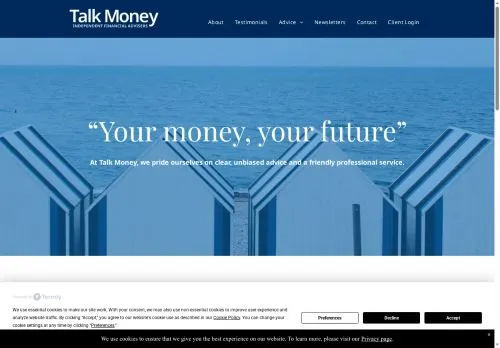Website Image of Talk Money Limited