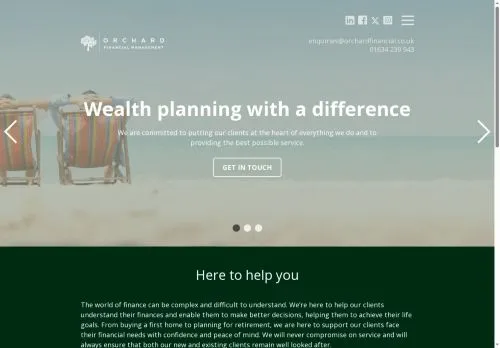 Website Image of Orchard Financial Management LTD