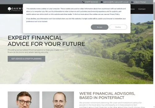Website Image of Oakworth Financial Planning Limited