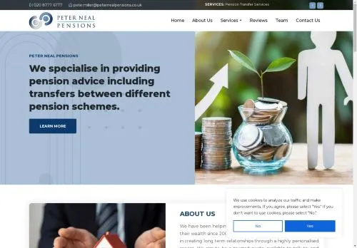 Website Image of Peter Neal Pensions LLP