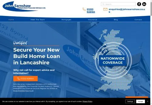 Website Image of John Earnshaw Independent Financial Advisers LTD