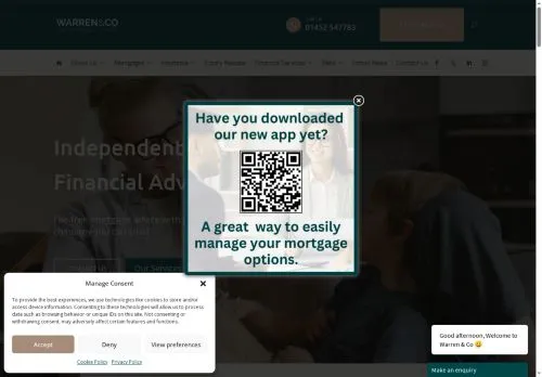 Website Image of Warren & Co (complete Financial Solutions) LTD