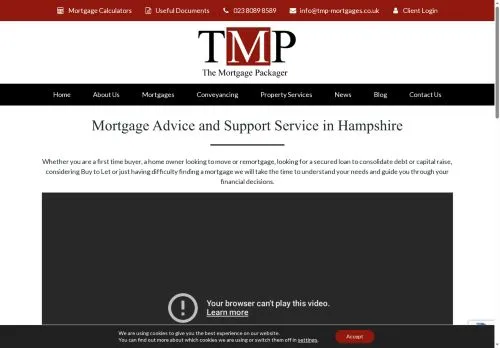 Website Image of THE MORTGAGE PACKAGER LIMITED