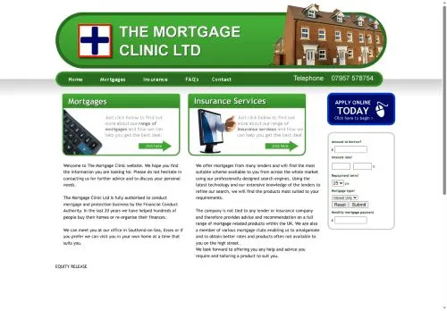 Website Image of THE MORTGAGE CLINIC LIMITED