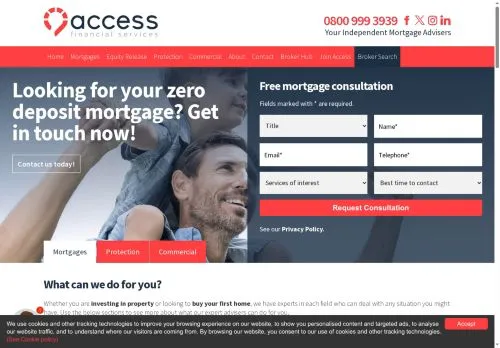 Website Image of Access Financial Services Limited