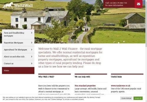 Website Image of Wall 2 Wall Finance Limited