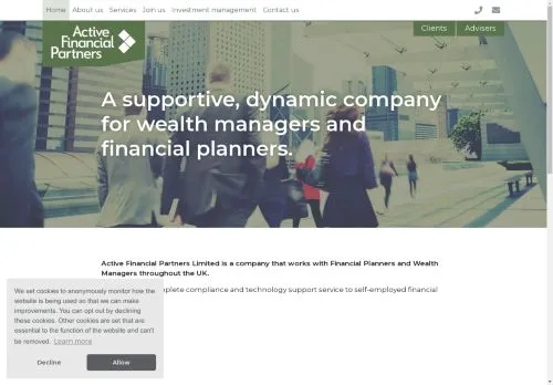 Website Image of Active Financial Partners Limited