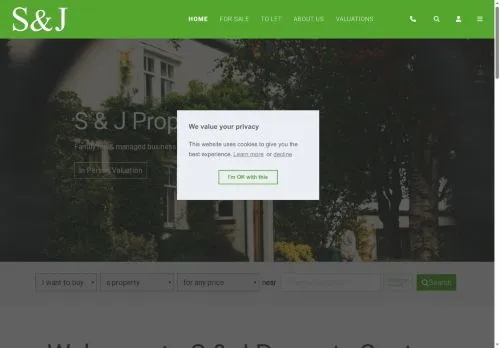 Website Image of S & J Mortgage Centres