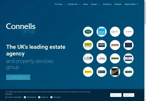 Website Image of Connells Limited