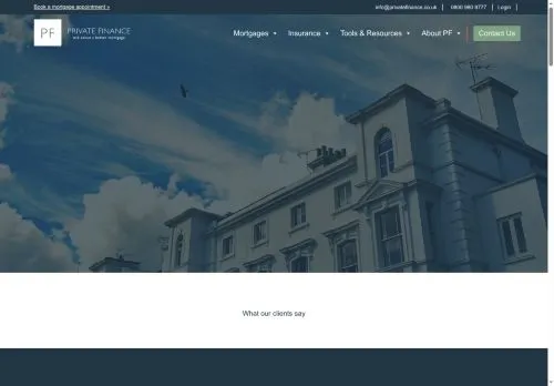Website Image of PRIVATE FINANCE LTD