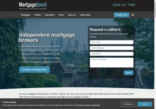 Website Image of Mortgage Quest LTD