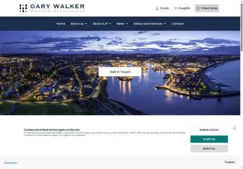 Website Image of Gary Walker Wealth Management Limited