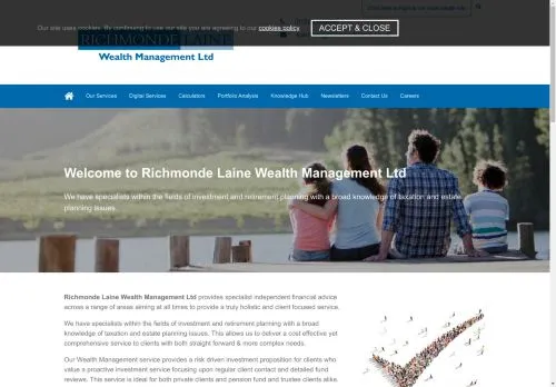 Website Image of Richmonde Laine Wealth Management LTD