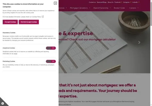 Website Image of Just Mortgages Direct Limited