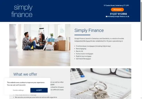 Website Image of Simply Finance LTD