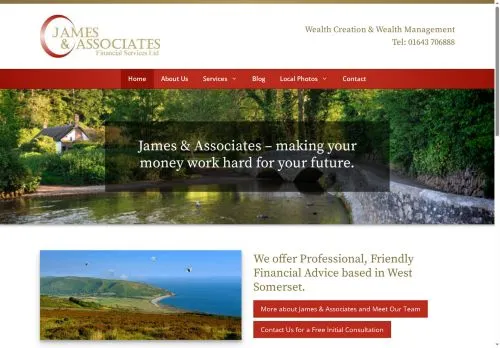 Website Image of JAMES & ASSOCIATES FINANCIAL SERVICES LIMITED