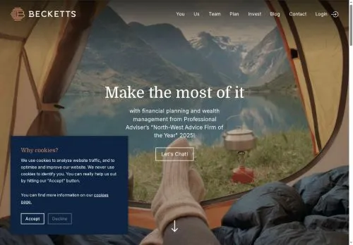 Website Image of BECKETTS F S LTD