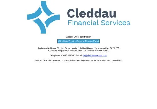 Website Image of Cleddau Financial Services Limited