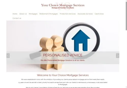 Website Image of Your Choice Mortgage Services Limited