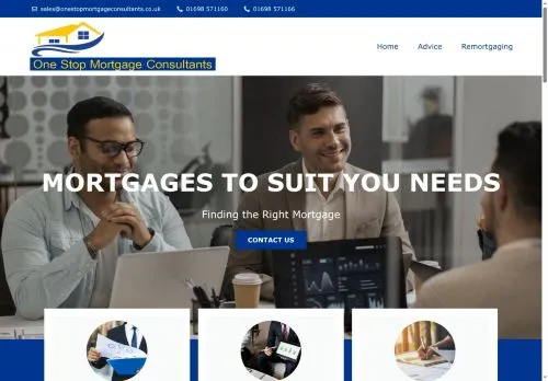 Website Image of One Stop Mortgage Consultants LTD
