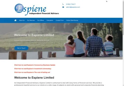 Website Image of Espiene LTD