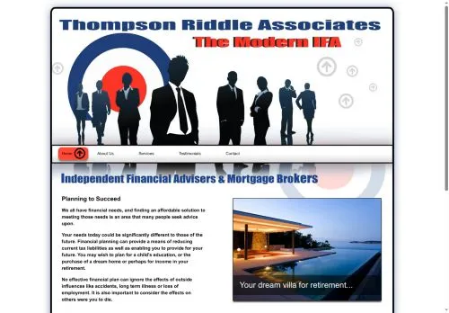 Website Image of THOMPSON RIDDLE ASSOCIATES LIMITED