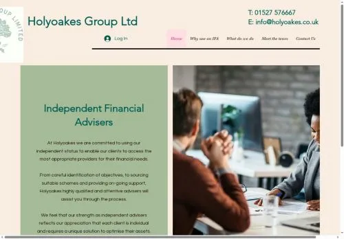 Website Image of HOLYOAKES GROUP LIMITED