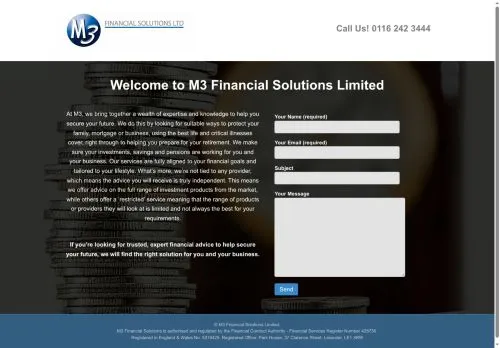 Website Image of M3 Financial Solutions Limited