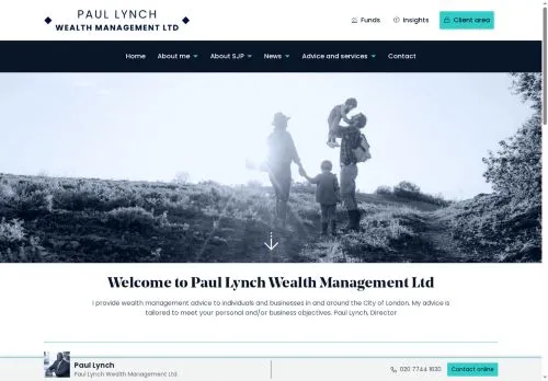 Website Image of Paul Lynch Wealth Management Limited